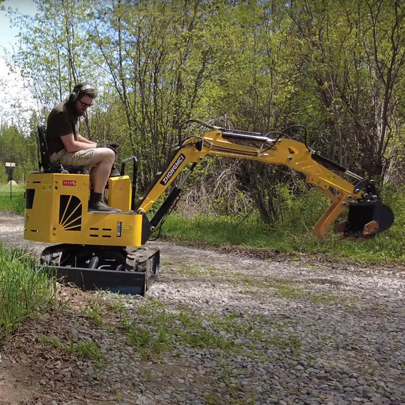 Il cingolo Mini Excavator Travel Speed 2.5km/H del motore di Changchai ha seguito il piccolo zappatore